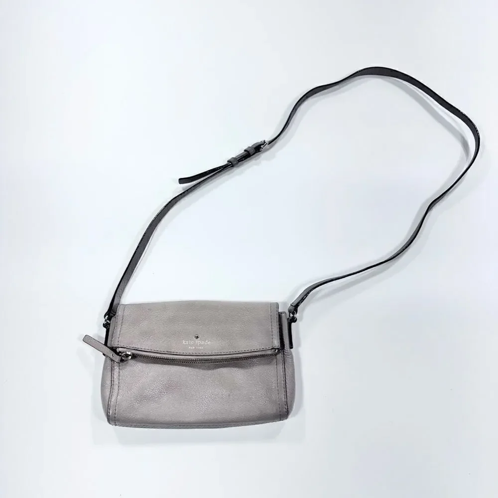 Kate Spade ivory leather crossbody bag